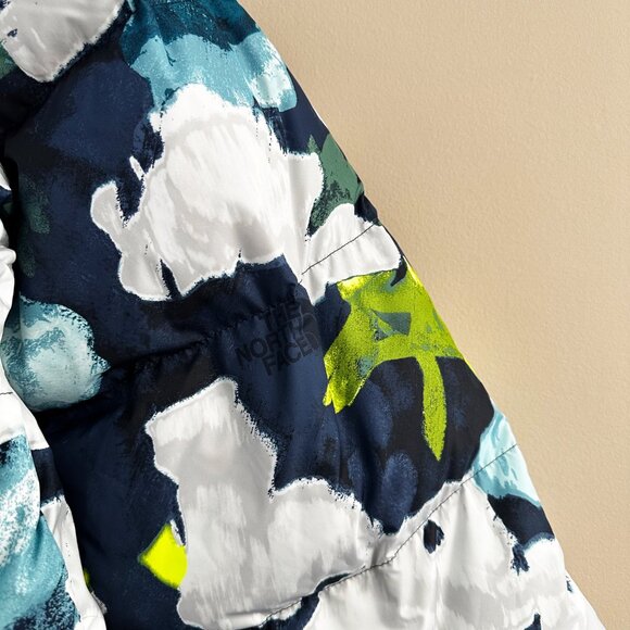 The North Face Men's 1996 Retro Nuptse 700 Down Puffer Jacket Abstract Floral L - Picture 7 of 15